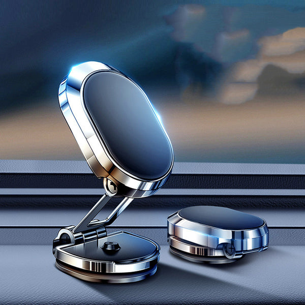 Soporte de Móvil Magnético para Coche — Plegable y Giratorio 360°